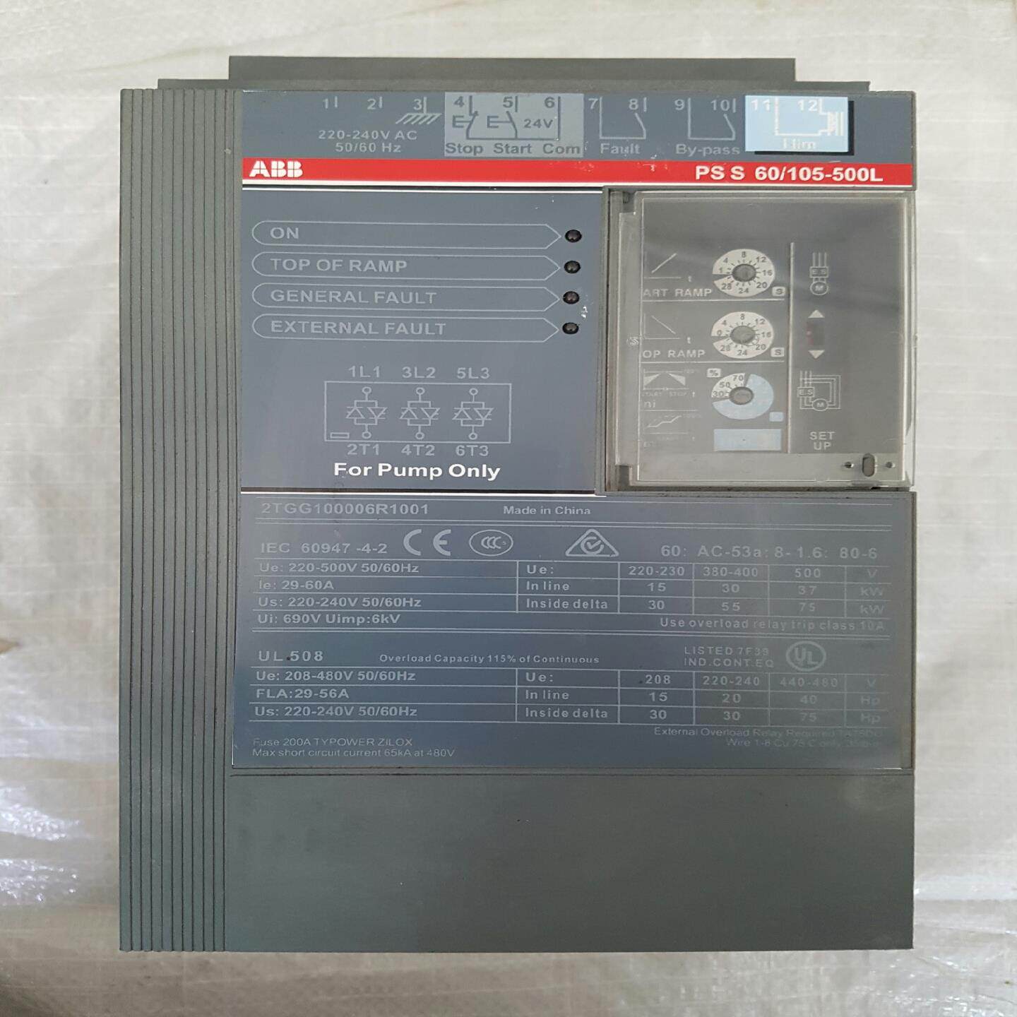 【议价】ABB软启动 PS S 60105-500 S 1