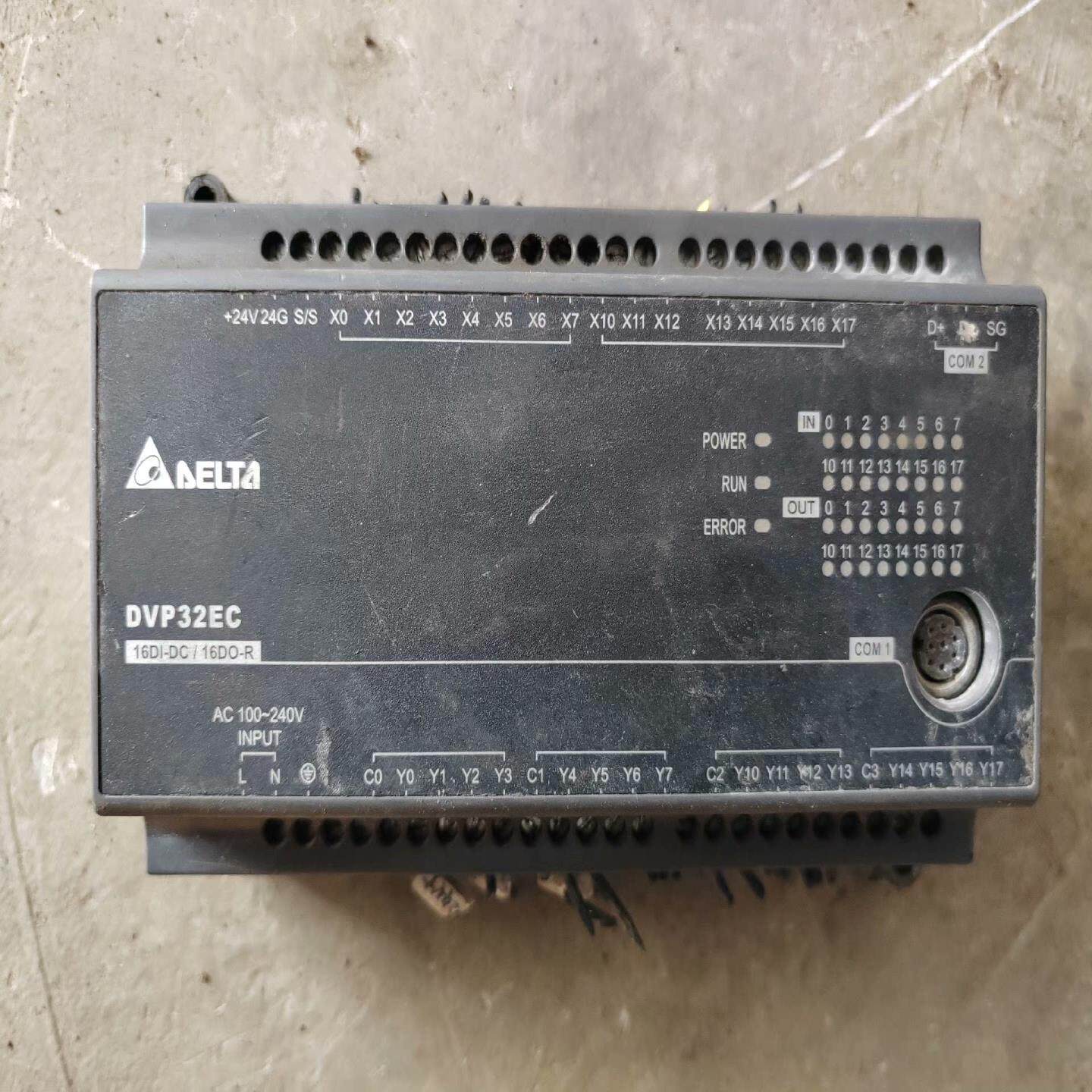 【议价】台达PLC型号DVP32EC00R3拆机来的成色不错