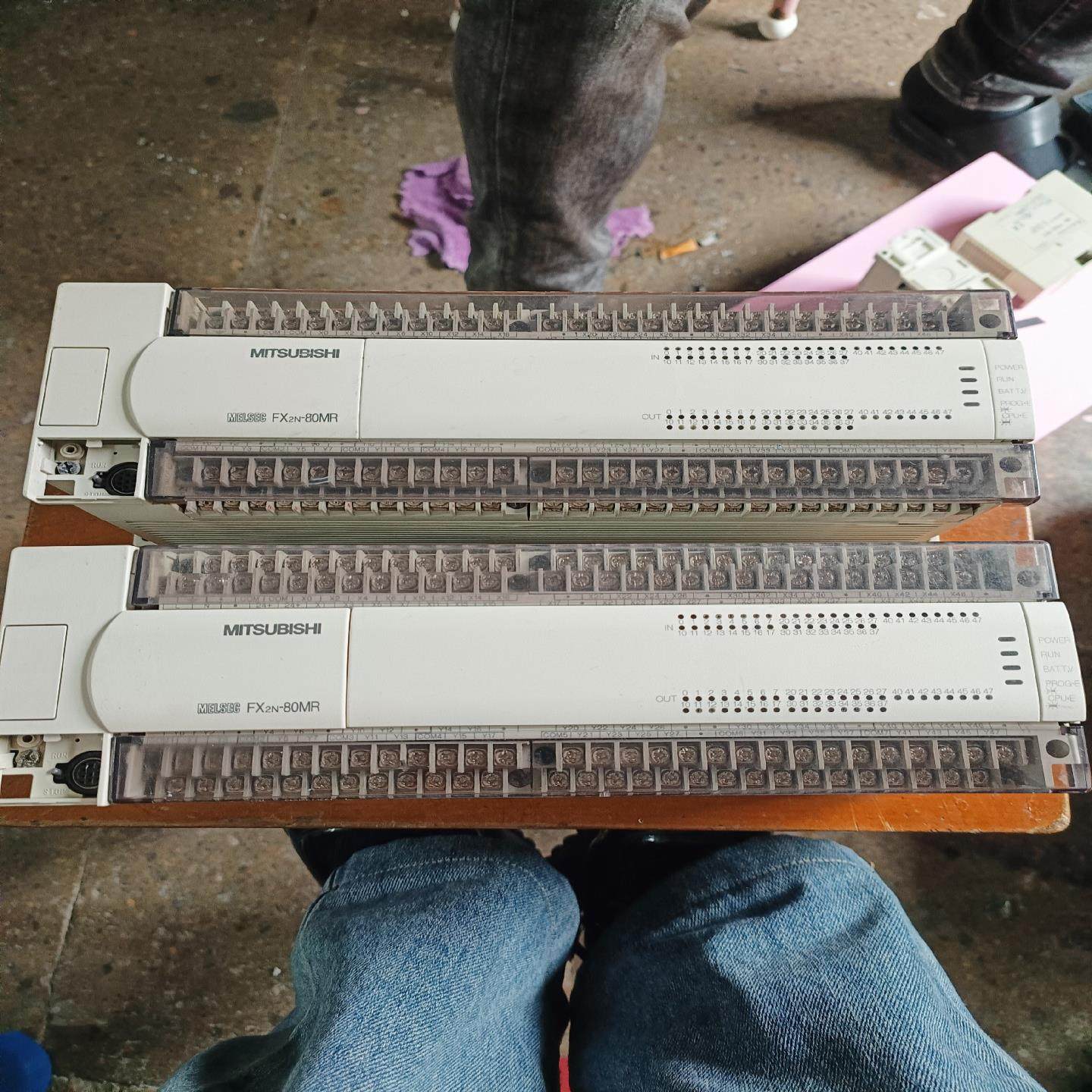 【议价】原装拆机三菱FX2N-80MR-001功能包好