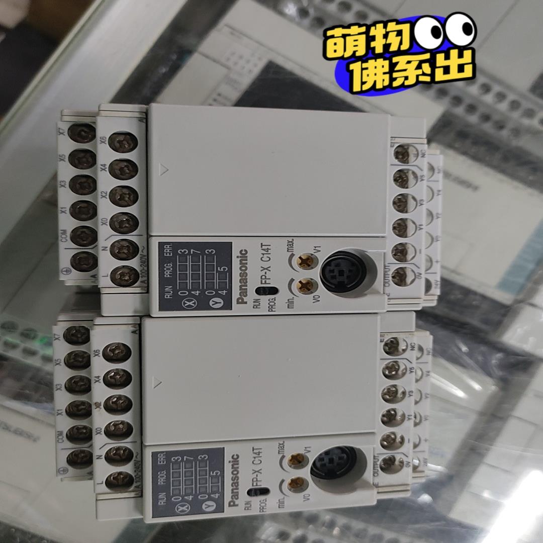 [议价]松下plc型号afpxc14t成色九成新27版本功