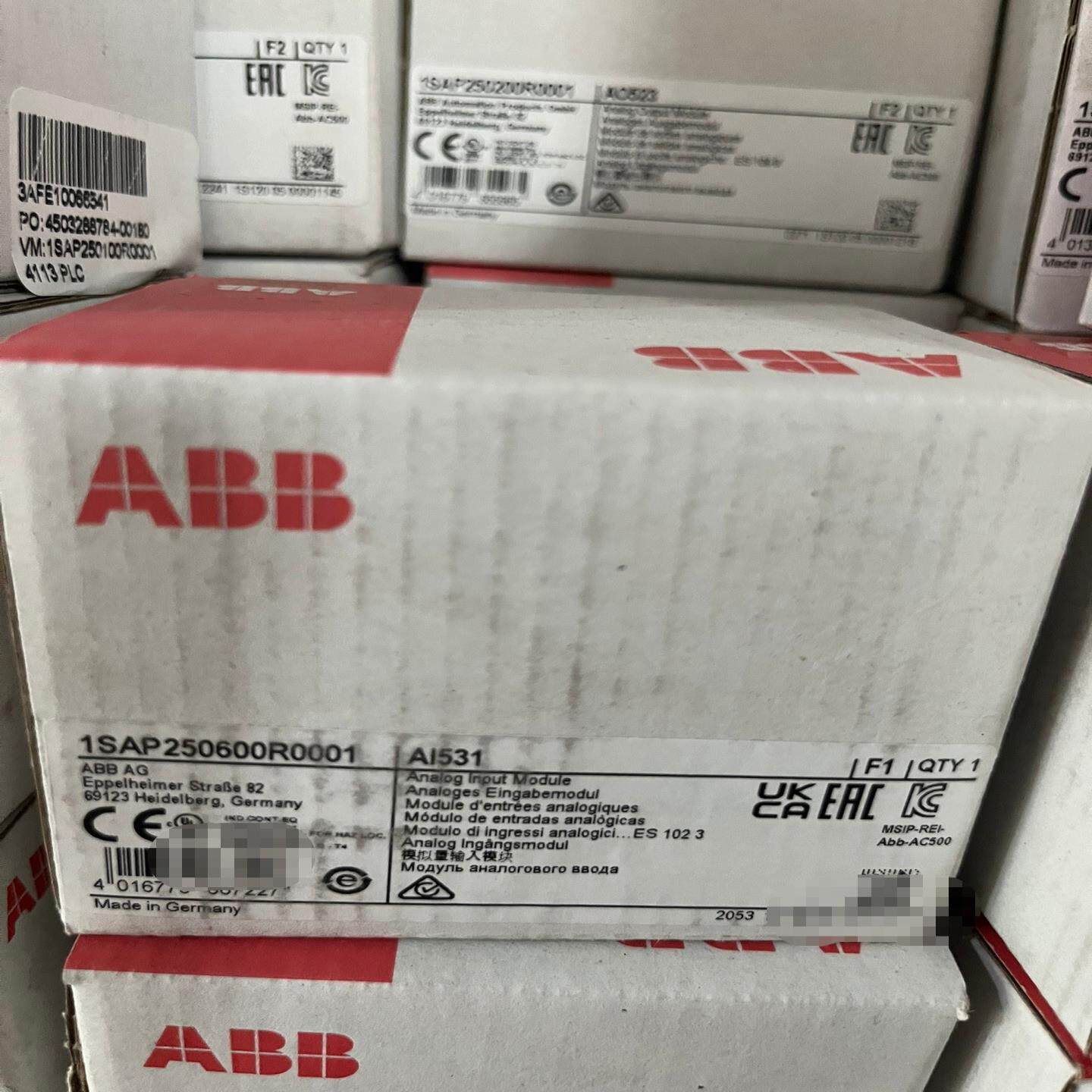 【议价】ABB AI531 1SAP250600R0001 全新原装