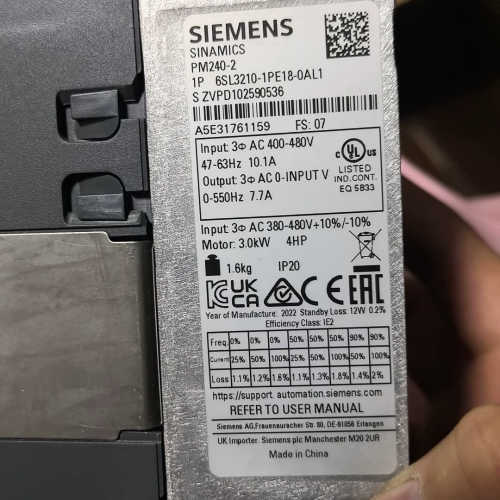 【议价】6SL3210-1PE18-0AL1PM240-2变频