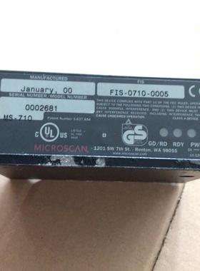 【议价】MS-710  FIS-0710-0005美国MICROSC