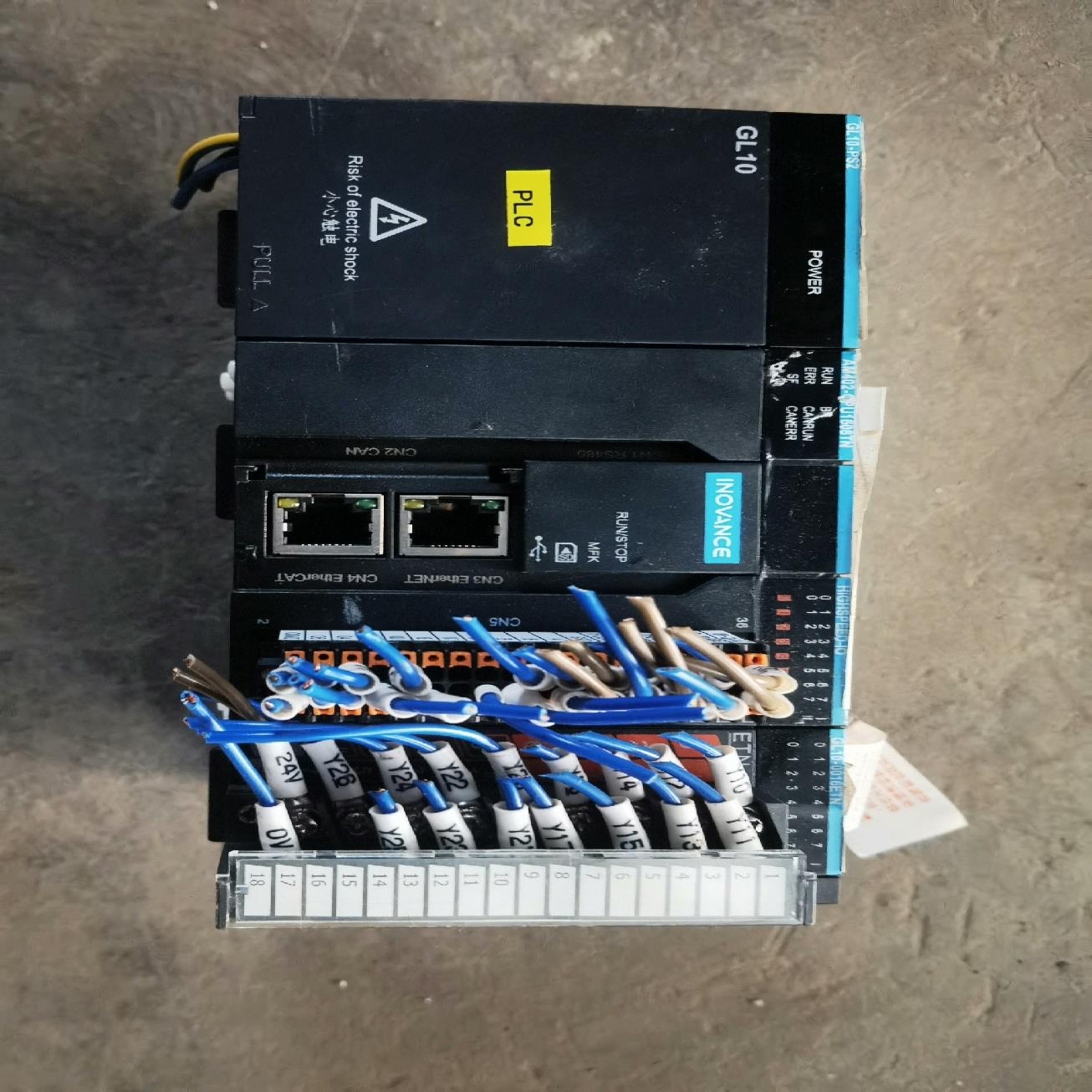 【议价】汇川PLC型号AM402-CPU1608TN带个模块型号GL