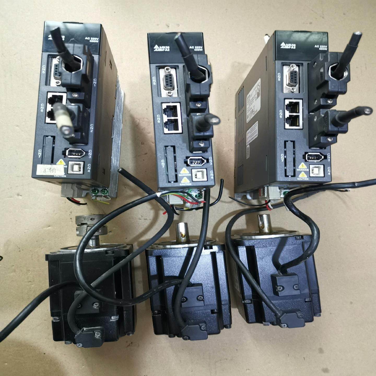 【议价】台达400W套装电机ECMA-C10804R7