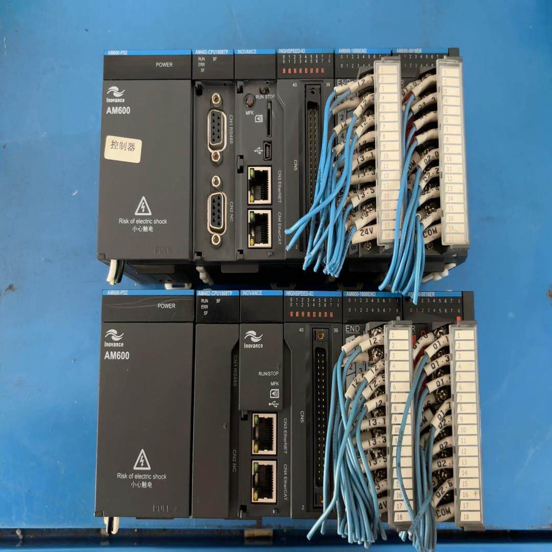【议价】拆机汇川PLC一套AM402-CPU1608TP和AM600
