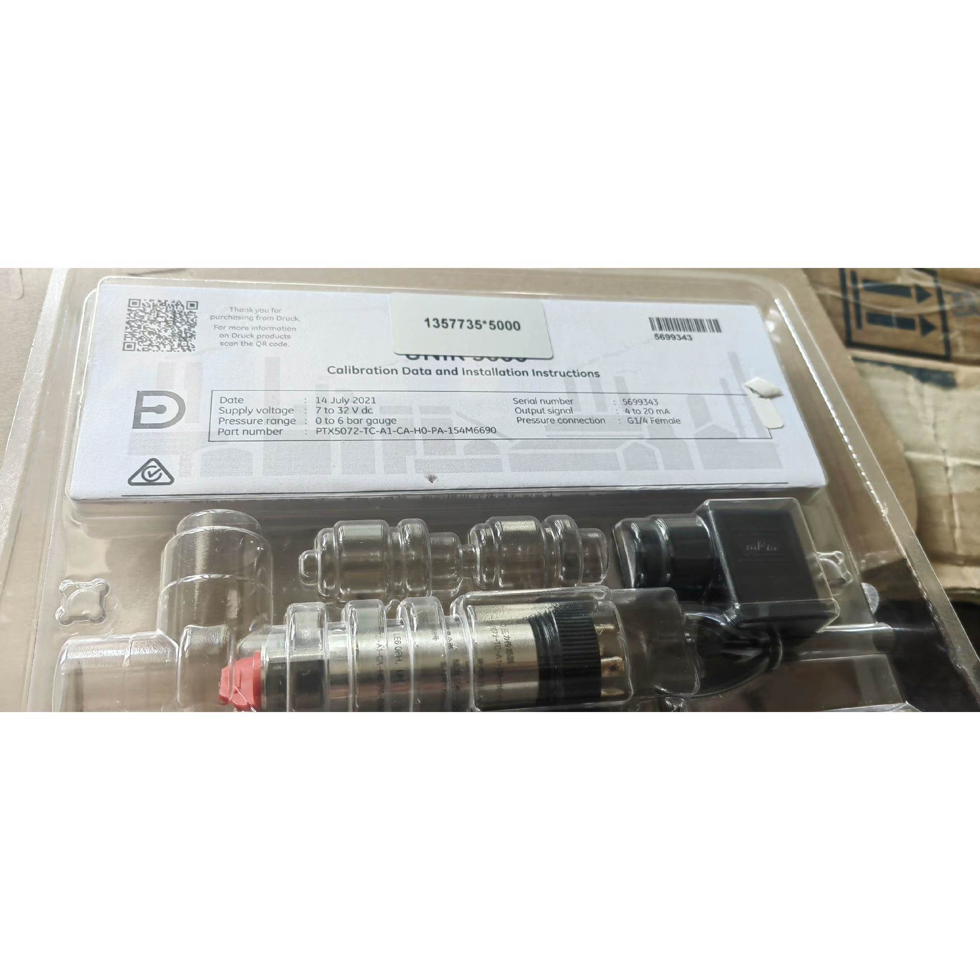 【议价】德鲁克UNIK 5000压力传感器PTX5072-TC-A1