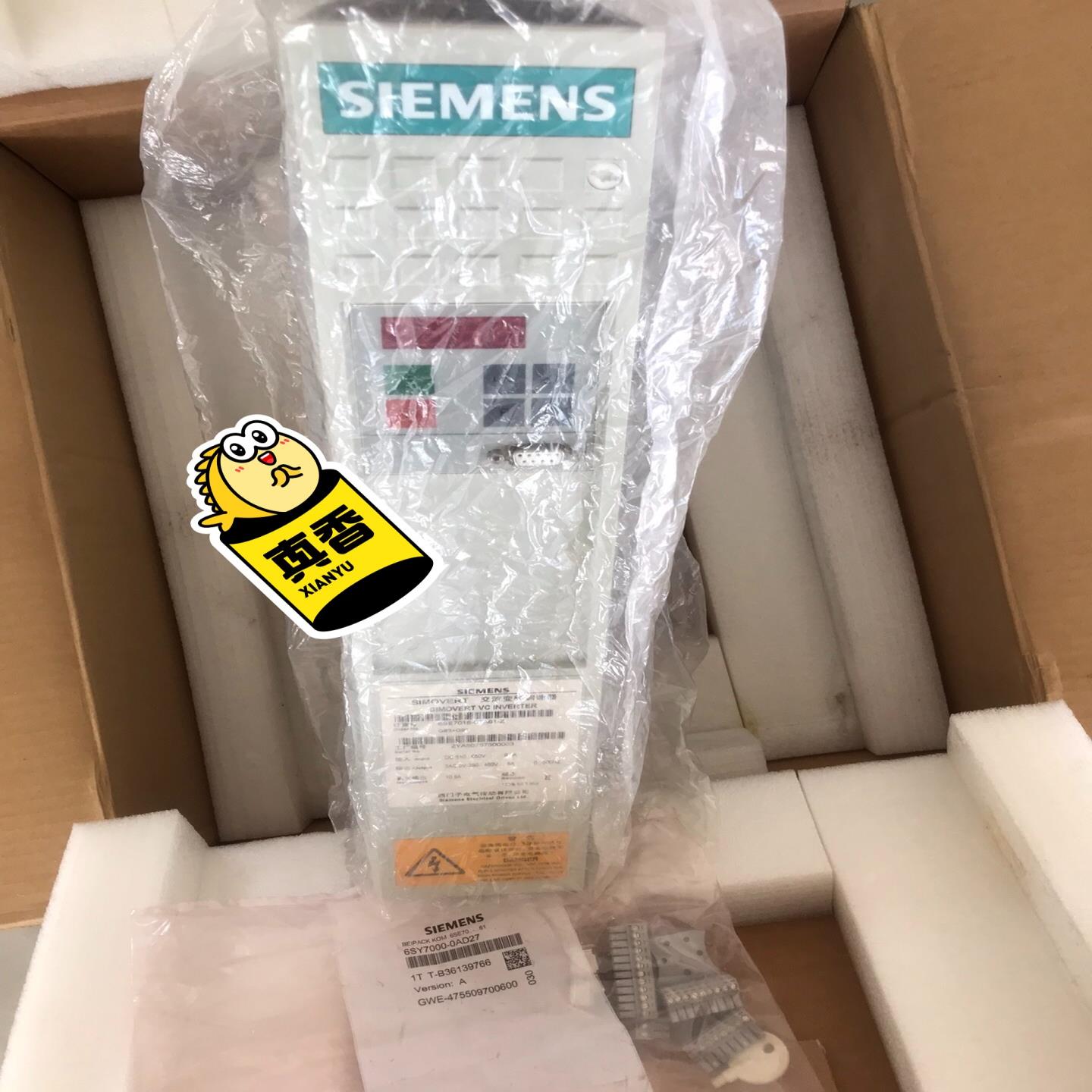 【议价】6SE7018-0TA61-Z 西门子交流变频调速器6SE7