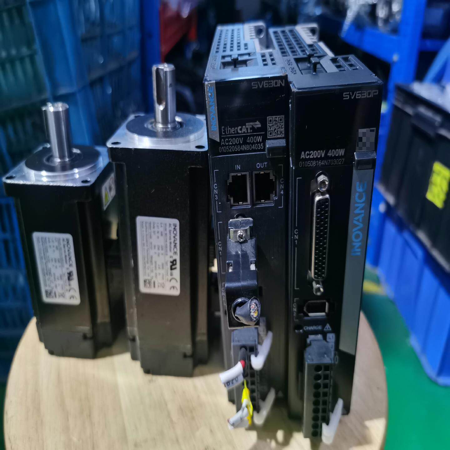 【议价】汇川伺服630系列400W套装原装拆机无维修包好用质保一