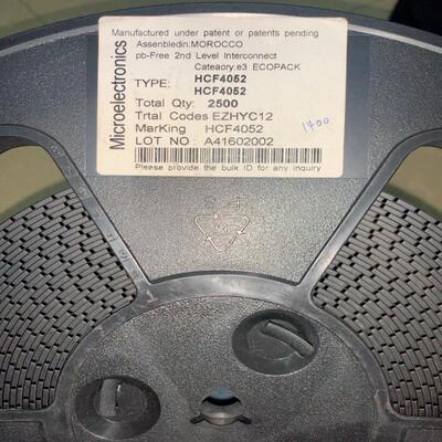 【议价】HCF4052 数量1400个 单价012 共168元包邮