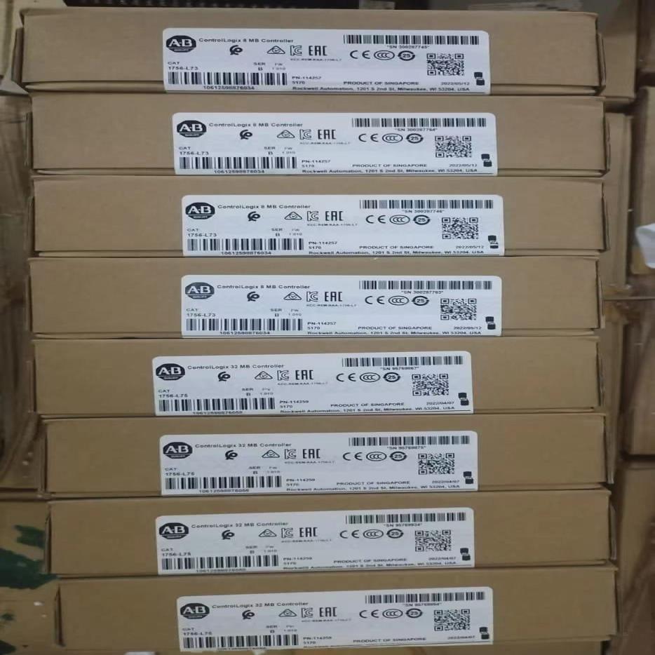 【议价】1756-L75B A-B 全新原装 控制器模块 议价