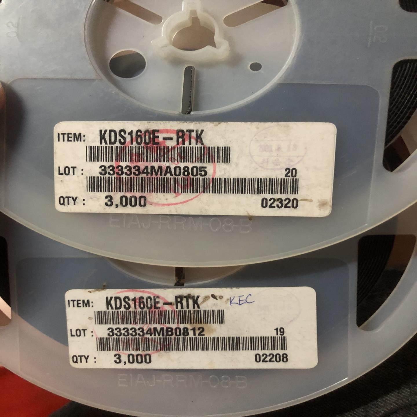 【议价】KDS160E-RTK  原装韩国KEC 贴片开关二极管SO