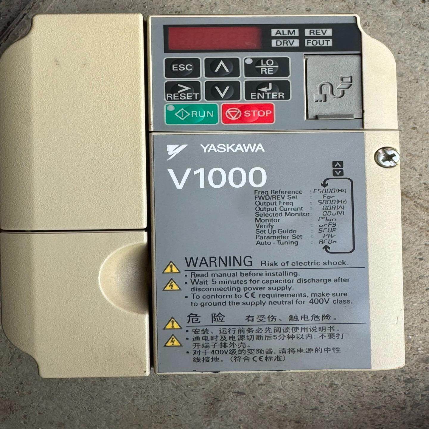 【议价】安川CIMR-VB4A0007BBA