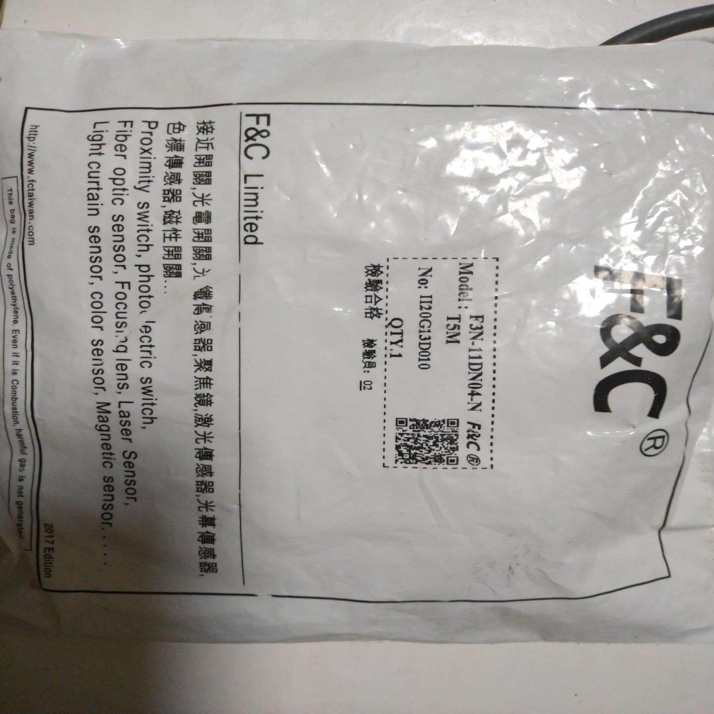 【议价】F＆C嘉准近接开关F3N-11DN04-NT5M新1低价处理