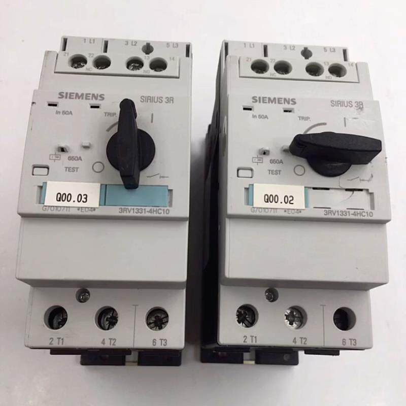 [议价]3RV1331-4HC10拆机西门子50A马达断路保护器后