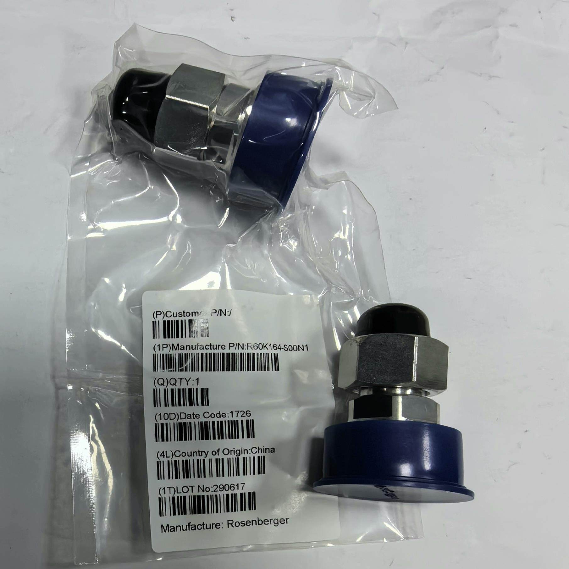 【议价】全新库存罗森博格公头DIN馈线转接头N母转DIN公实