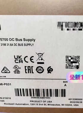 【议价】AB罗克韦尔 2198-P031 伺服驱动电源供应  原