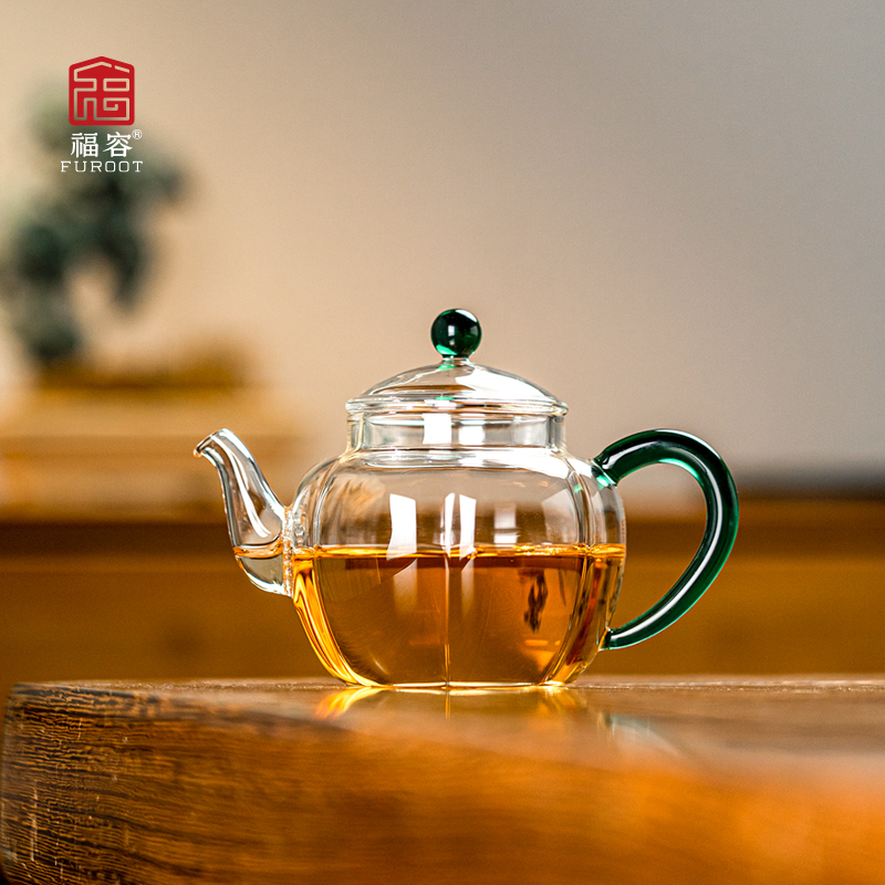 福容家用加厚玻璃耐高温泡茶壶