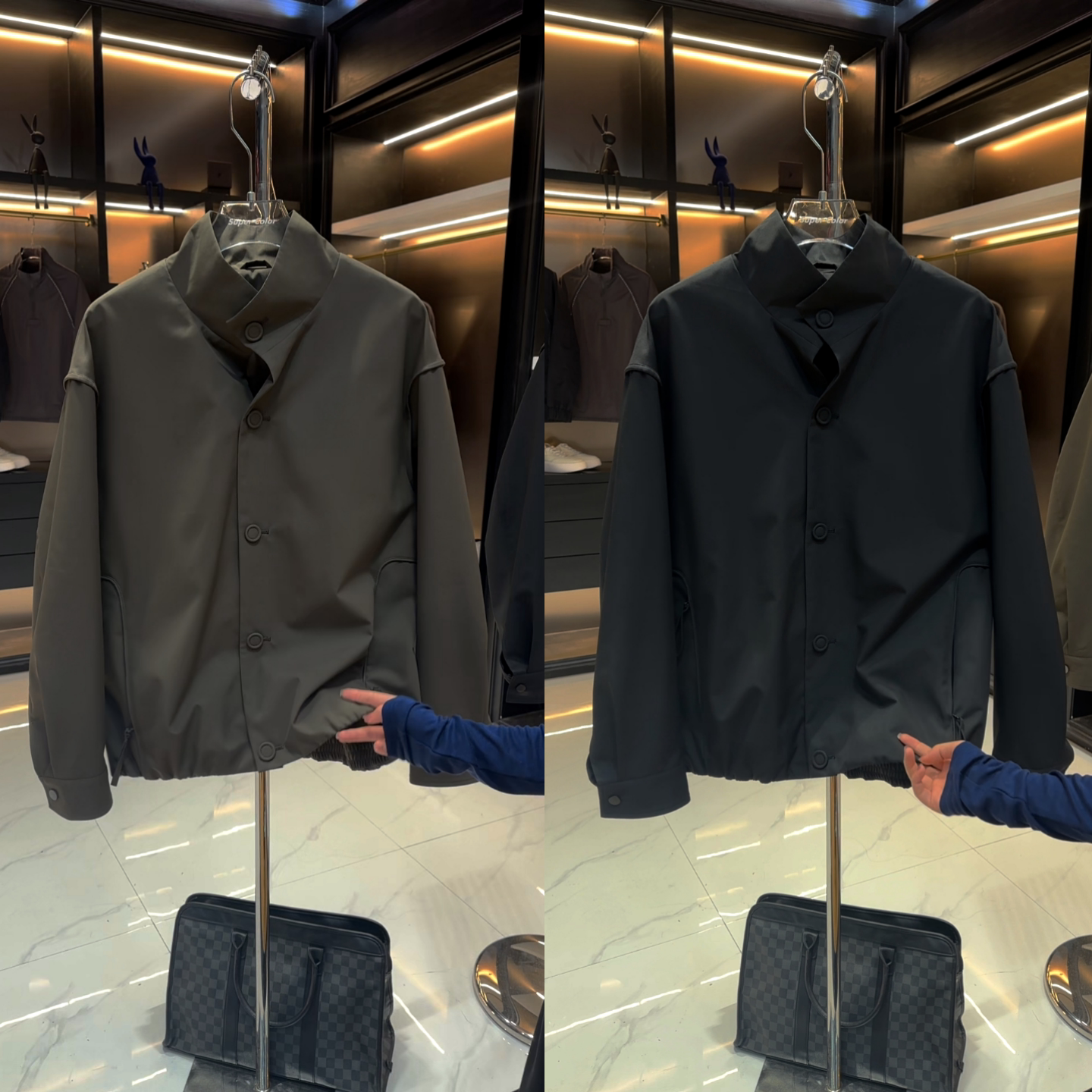 【黑武士立领夹克】春季爆款百搭纯色轻奢高级感男士时尚休闲外套