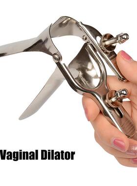 Sex Products Vaginal Dilator Metal Prying Vagina Expansion D