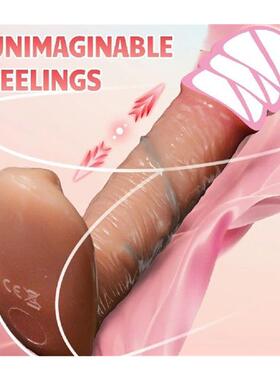 Thrusting Dildos Vibrator for Women Rotating Telescopic