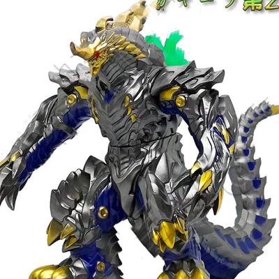 DX软胶怪兽暗黑加裘拉电光机王梅加杰厄奥特可动手办儿童玩具