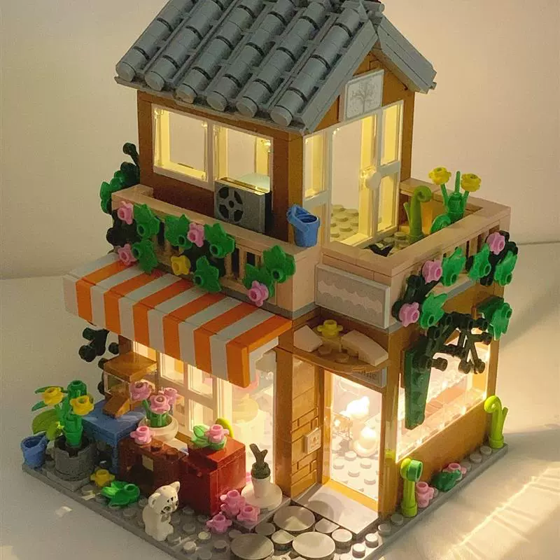 乡间民宿 | 温馨别墅小屋街景积木益智治愈手工拼装玩具生日礼物