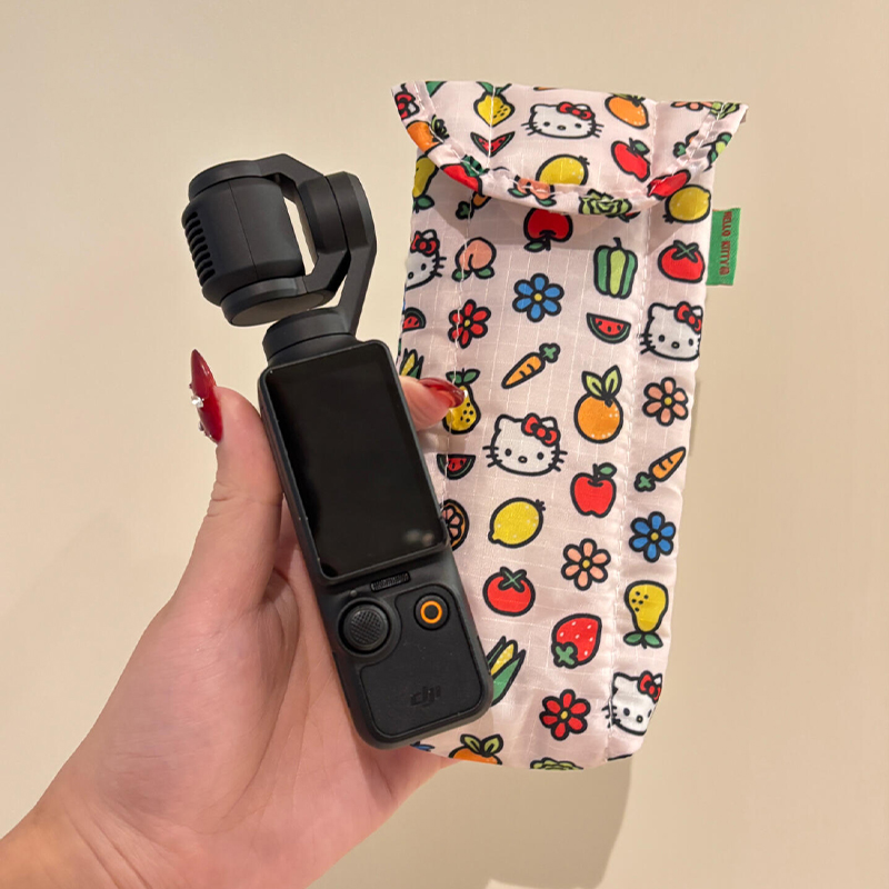 适用大疆pocket3收纳包可爱哈喽Kitty保护套云台相机防刮夹棉防摔