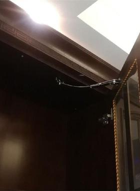 防盗门开限位器房门限位器门定位防B84221风折叠开平拉杆门外推外