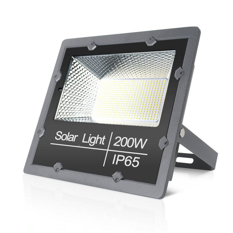 50W~防500W太阳能庭LED投光灯户外水院灯吊室灯HB-100W农村外太阳