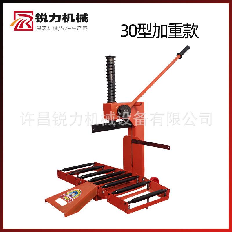 手动轻质砖压砖机建筑工地瓦工小型水泥泡沫砖切割机加气块切砖机
