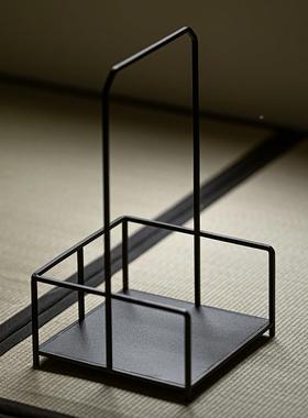 大架岸配堂铁XLL艺凉隔炉架花手工铸铁茶道件炭炉电陶炉防烫热垫