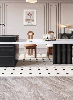 拟度可伸缩岩岛台茶厨MTJ房家桌多功能板轻奢用中导台大师设计