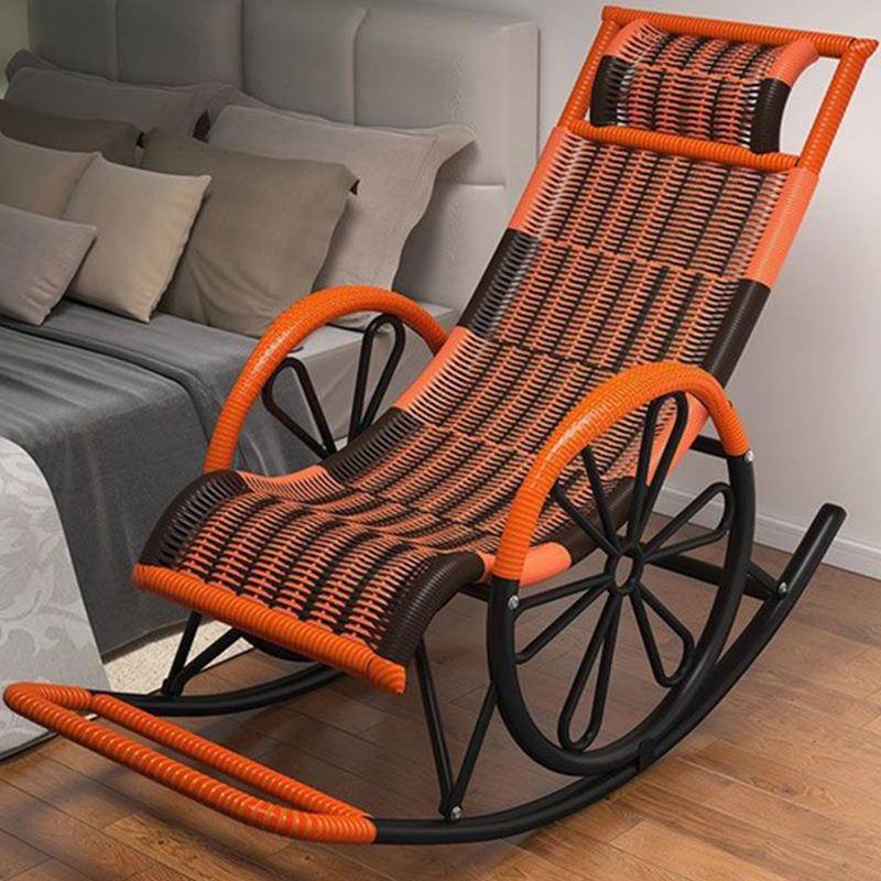 夏季摇椅家用摇摇椅大OSV人逍椅来简图约代阳台现客遥厅休闲躺椅