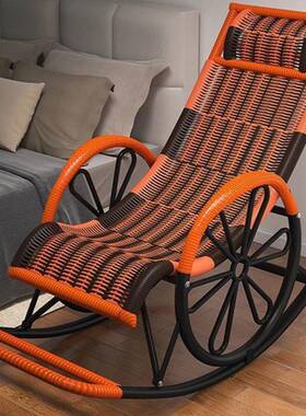 夏季摇椅家用摇摇椅大OSV人逍椅来简图约代阳台现客遥厅休闲躺椅