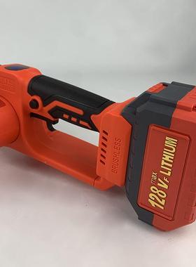 家直销21功V无刷12厂寸48421锂电电链锯电式手持充家用伐木大率电