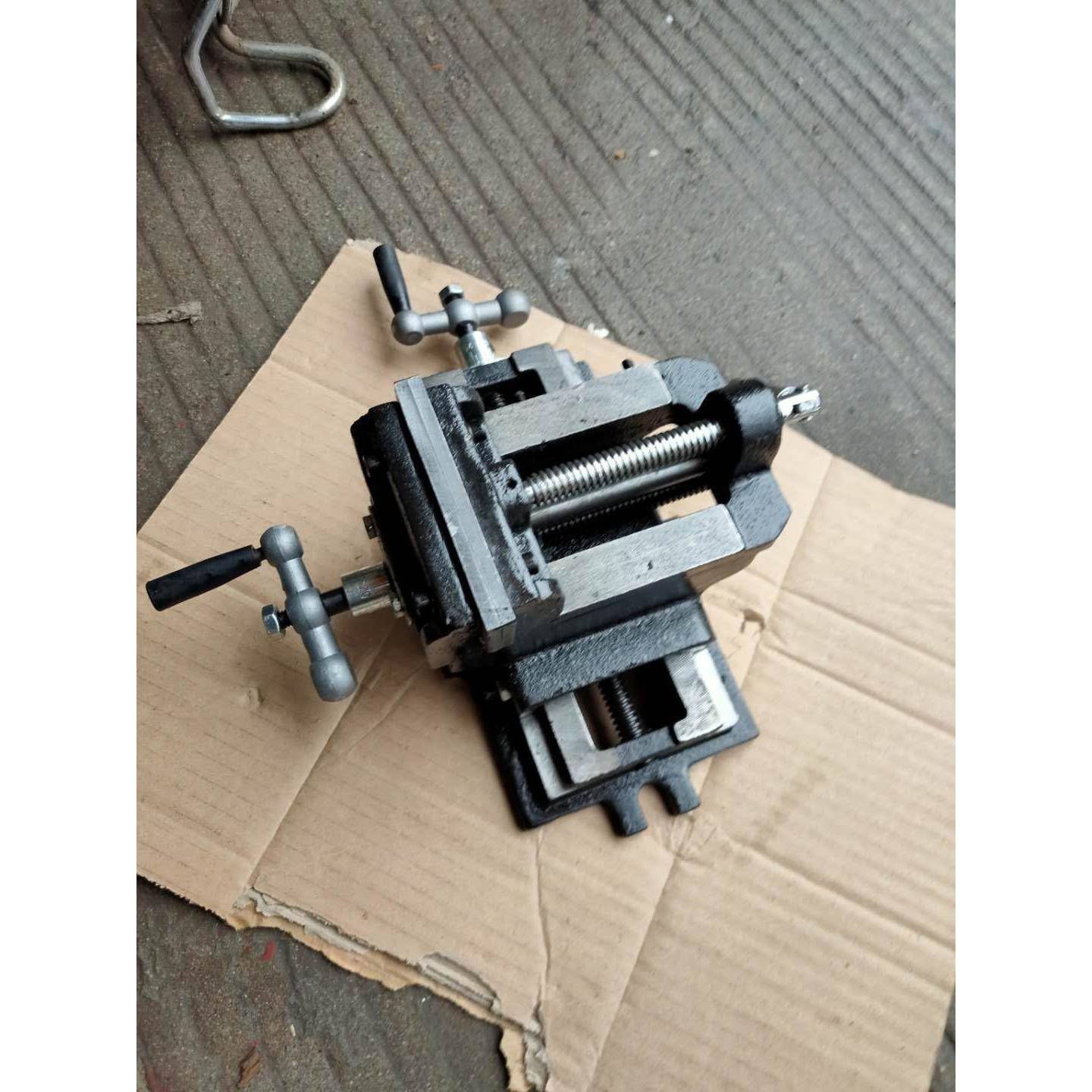 十字QAF平口美简易平钳桌虎钳轻重型口台虎钳机用平口钳式钳