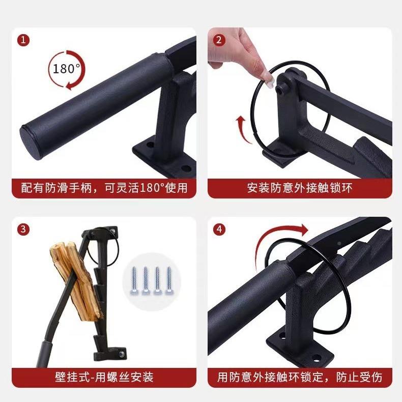 跨壁挂分式户境外园林家庭用院柴火离器劈柴器01野外木材分离器