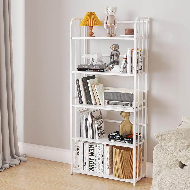 书架置物架落地简易用多层客家厅纳储柜窄缝书柜小物EDX型铁艺收