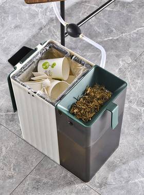 烟缸灰废茶水桶茶渣桶台垃圾桶茶具配件PJC茶盘排水茶管中式茶桶