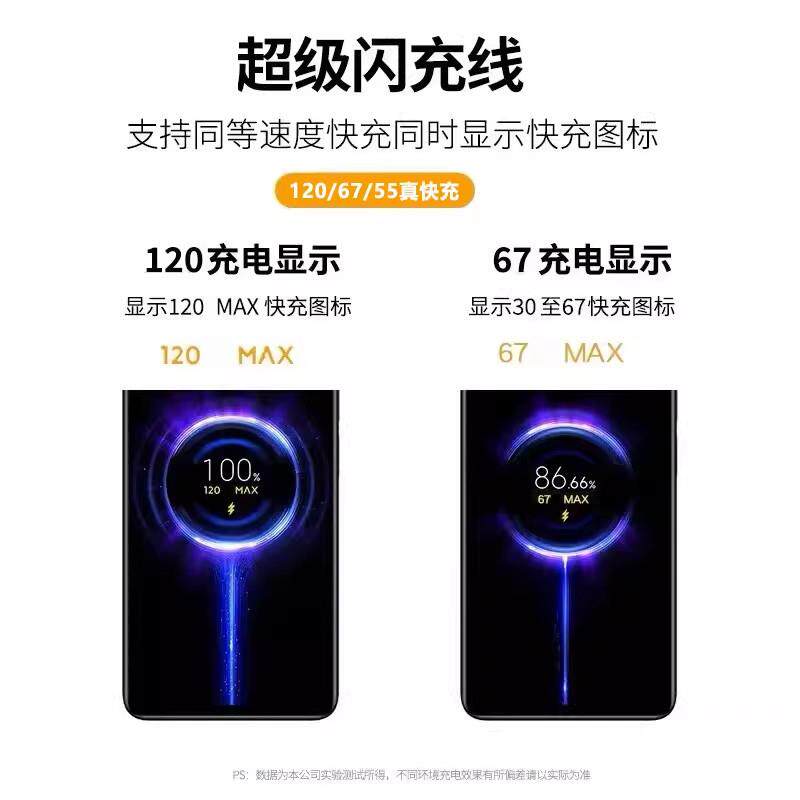 适用小米67充电器头原装快充红米k50k70114Ultr120Wa米note0Pro/11Pro12x氮化镓k0s手小机120闪充121Pro数据