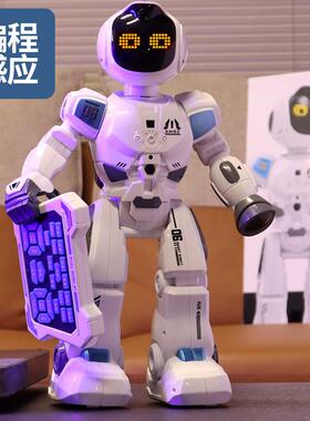 乐能K30智JSI能程机器早高科技多功能感应教编机儿童互动人玩具