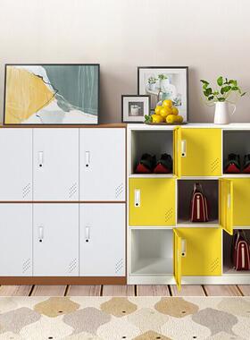 学生书包储学物柜教室彩色柜校钢制矮LWF柜铁皮柜存包柜收柜纳小