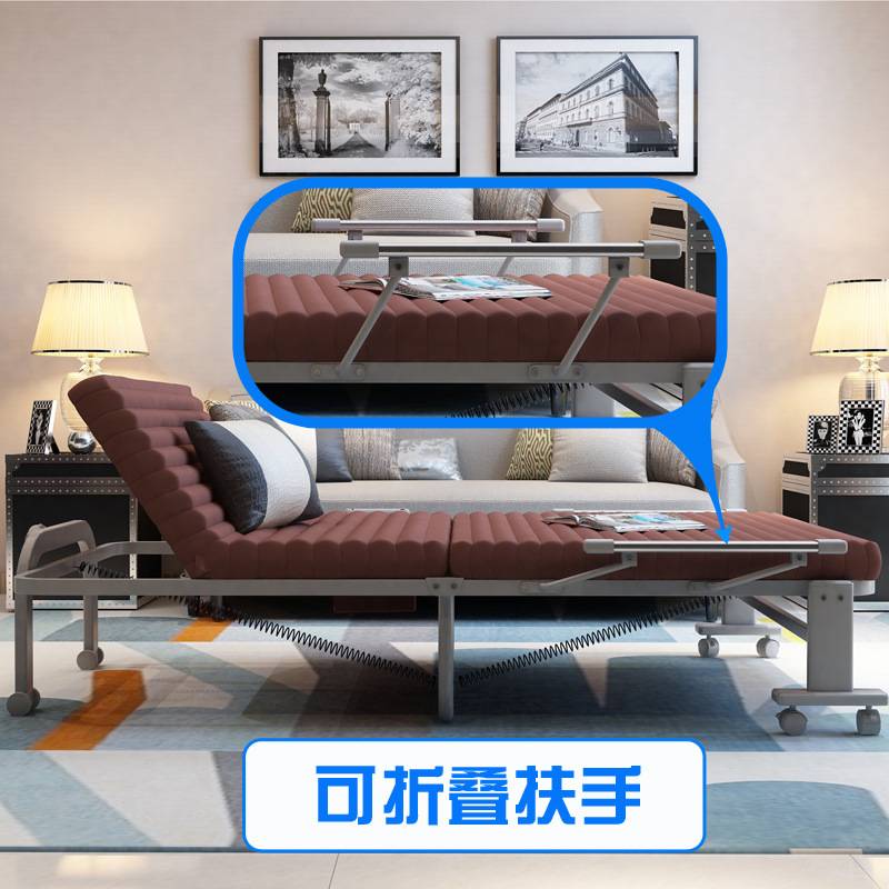 单人午休床双人办公室午睡床隐形床简易床陪护床成人折叠床
