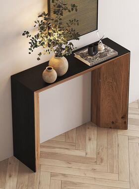 木风入玄关炉台民宿复古NEA户玄关桌装饰壁柜条原案