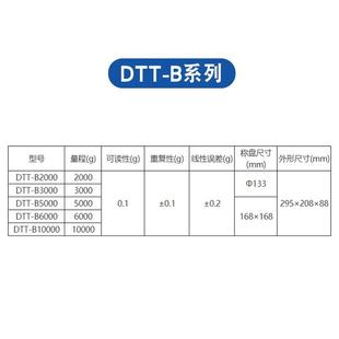 华志DTT 精准耐用0.1g工业实验室专用 B2000系列基础型标准天平秤