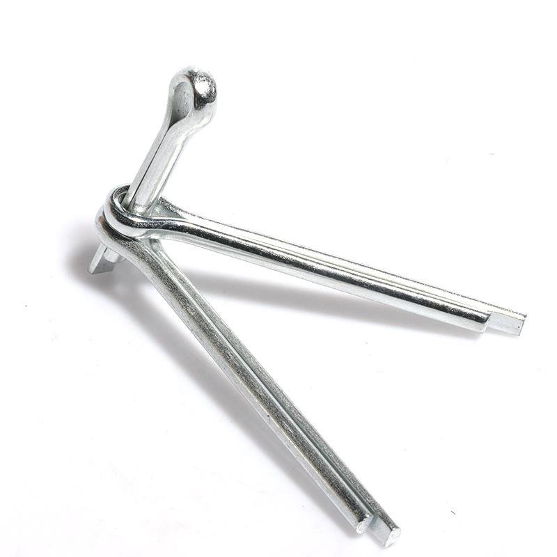 GB91镀锌A3钢开口销/发夹销/销子 U形销 卡销 M6*25-M6*100