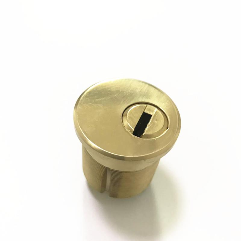 别墅门锁芯美式螺纹家用入户外门防盗大门锁超B级全铜多轨道锁心