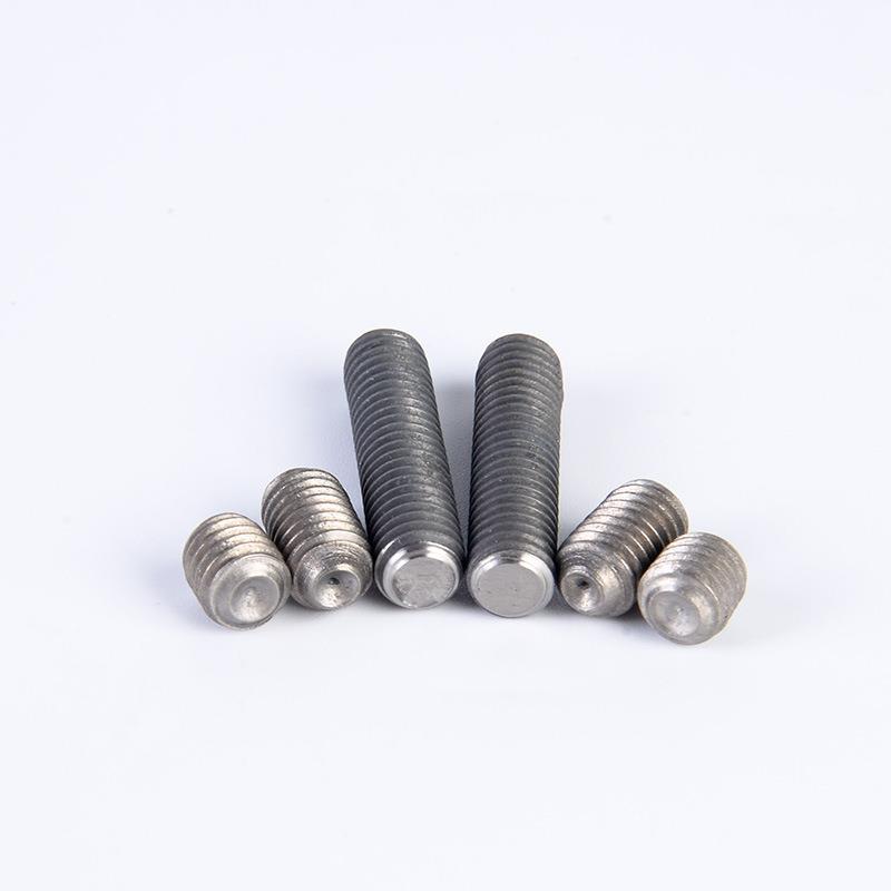 纯钛内六角凹端紧定基米螺丝M4M5M6M8机米顶丝无头止付螺丝异性
