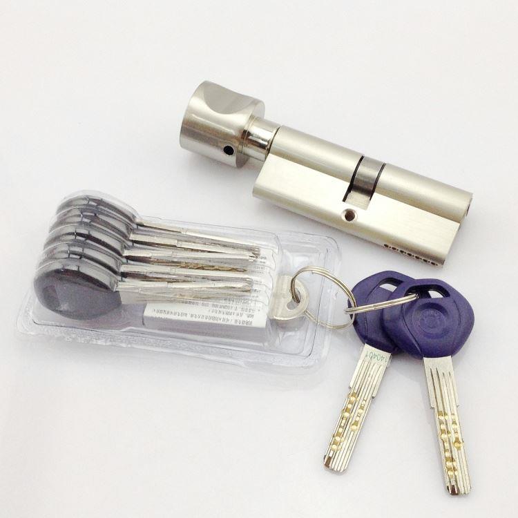 超B级全铜锁芯80MM木门大门 单开大葫芦防锡纸防技术开启防盗锁芯